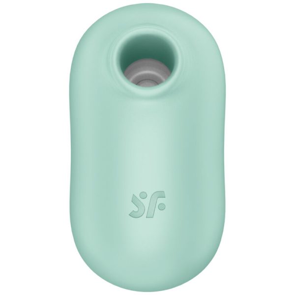 SATISFYER - PRO TO GO 2 DOUBLE AIR PULSE STIMULATOR & VIBRATOR GREEN 2